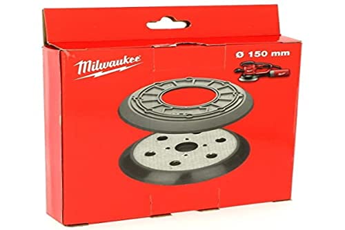 Milwaukee Tools Schleifpad 150 mm, 6 Loch komplett auf Gummi-Protektoren