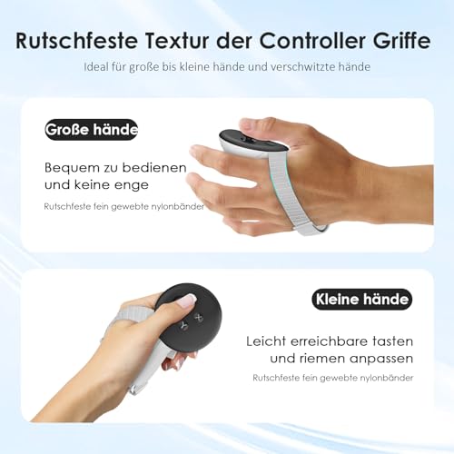 VR Anti-Rutsch Controller Gurte für Meta Quest 3/3S Griffabdeckung