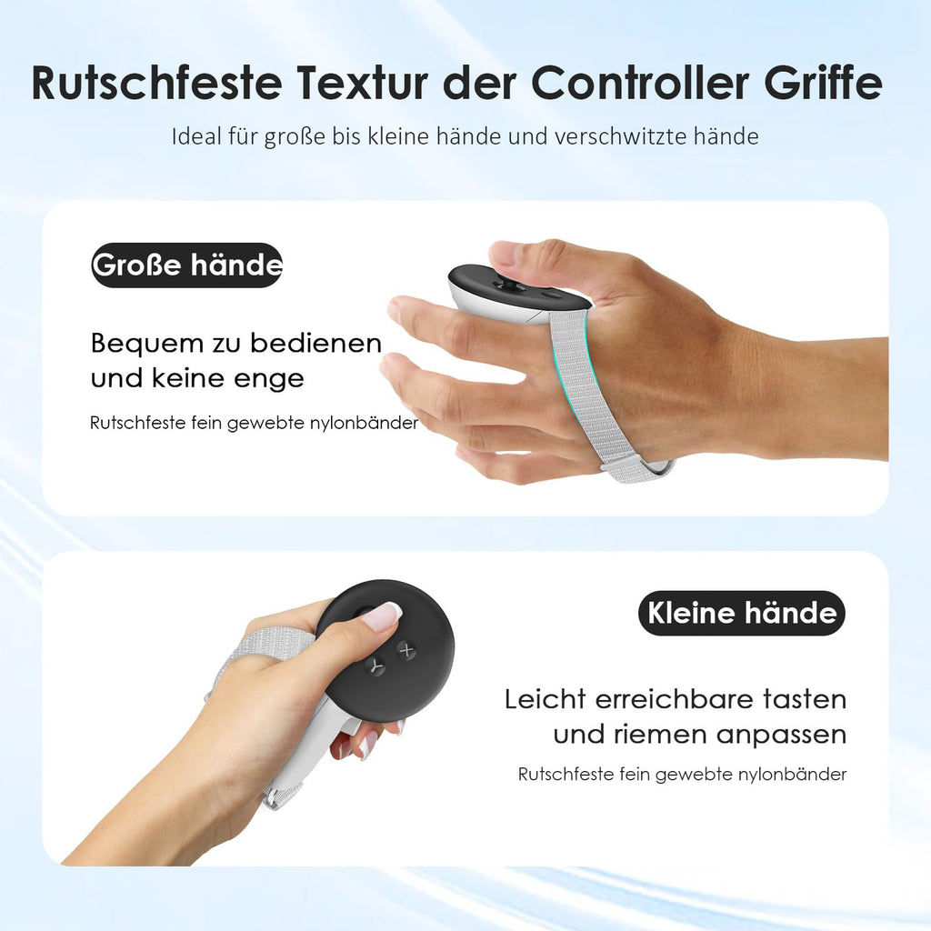VR Anti-Rutsch Controller Gurte für Meta Quest 3/3S Griffabdeckung
