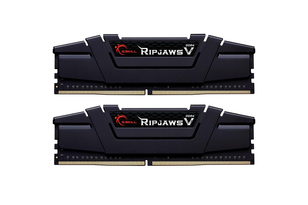 Gskill F4-3200C16D-16GVKB Memory D4 3200 16GB C16 RipV K2 2X 8GB, 1,35V, RipjawsV schwarz