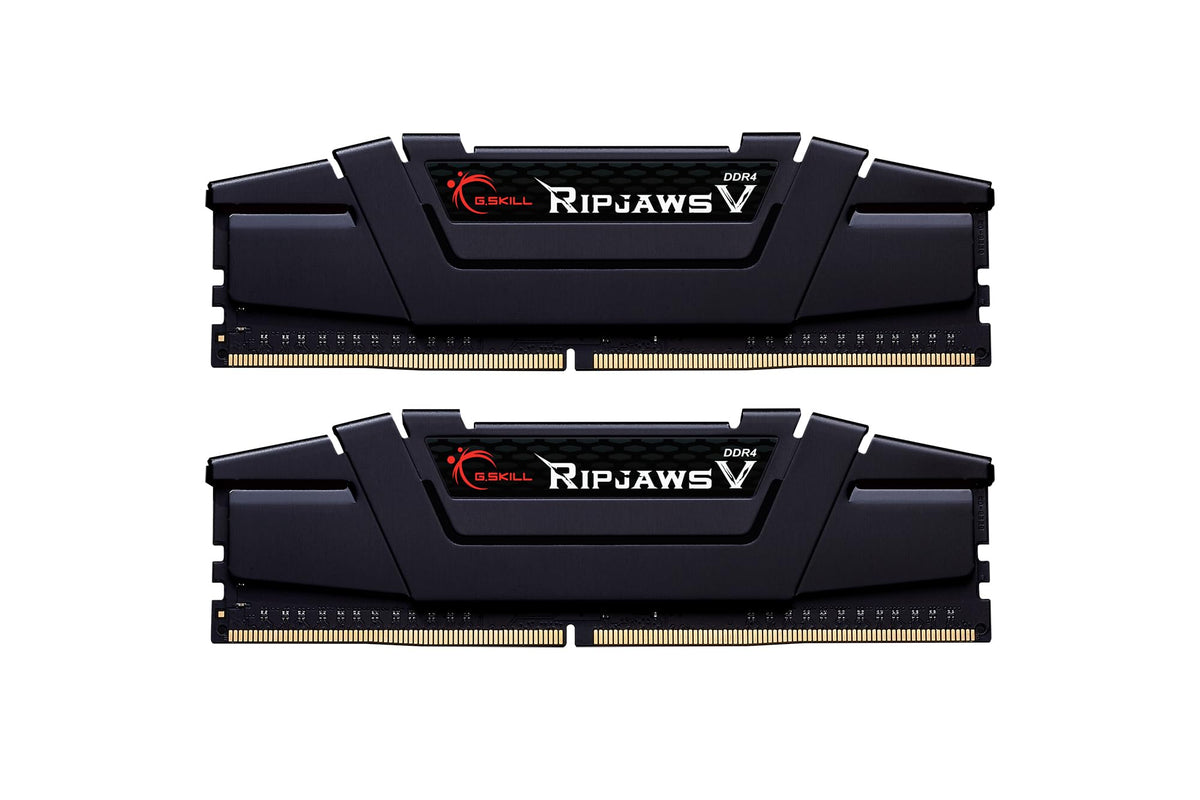 Gskill F4-3200C16D-16GVKB Memory D4 3200 16GB C16 RipV K2 2X 8GB, 1,35V, RipjawsV schwarz