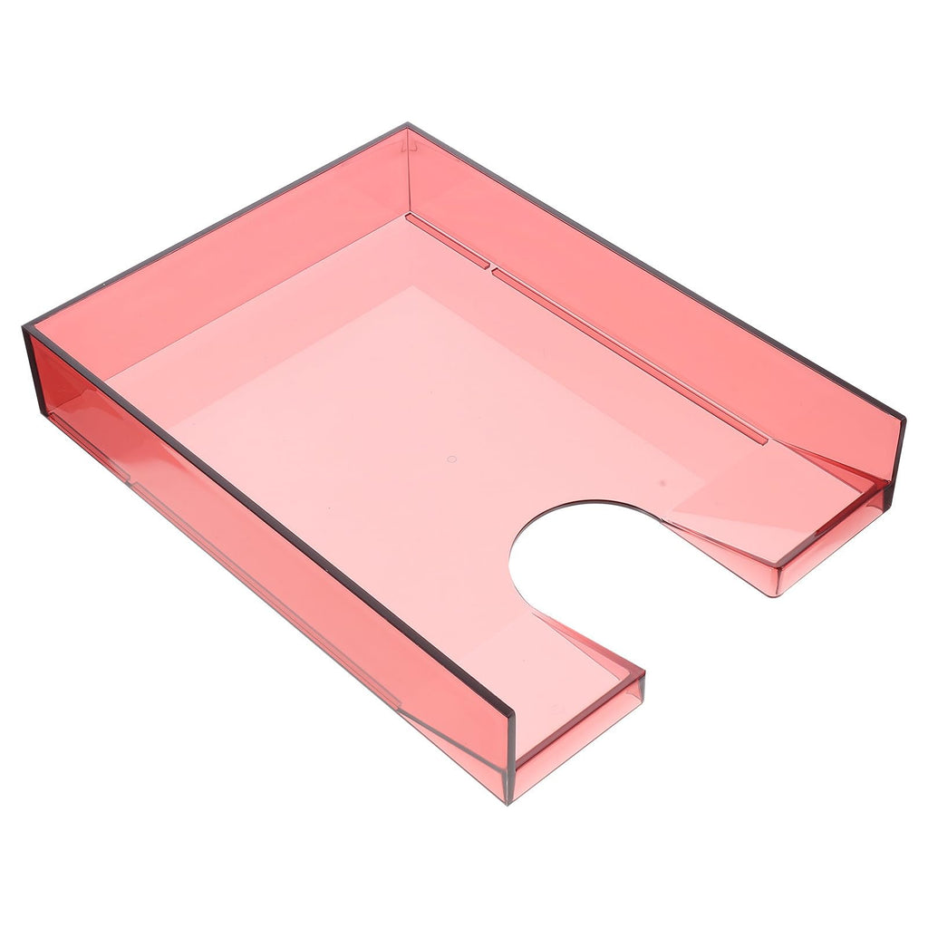 Lurrose Multifunktionale Aktenaufbewahrungsbox aus Ps Kunststoff Leichter Schreibtisch Organizer für Dokumente und Magazine für Büro und Wohnzimmer