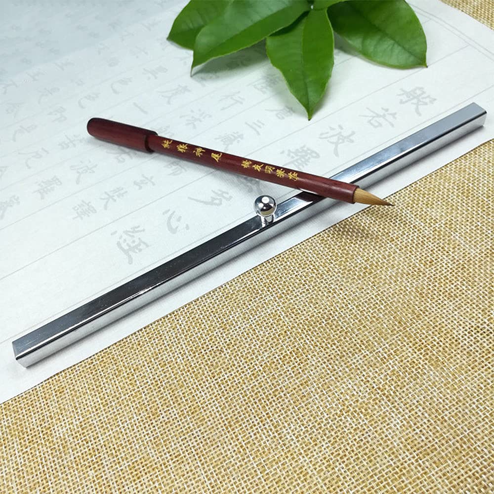 Briefbeschwerer für chinesische Kalligraphie, Malwerkzeug, Druck auf Papier, Eisen, Briefbeschwerer, 2 Stück