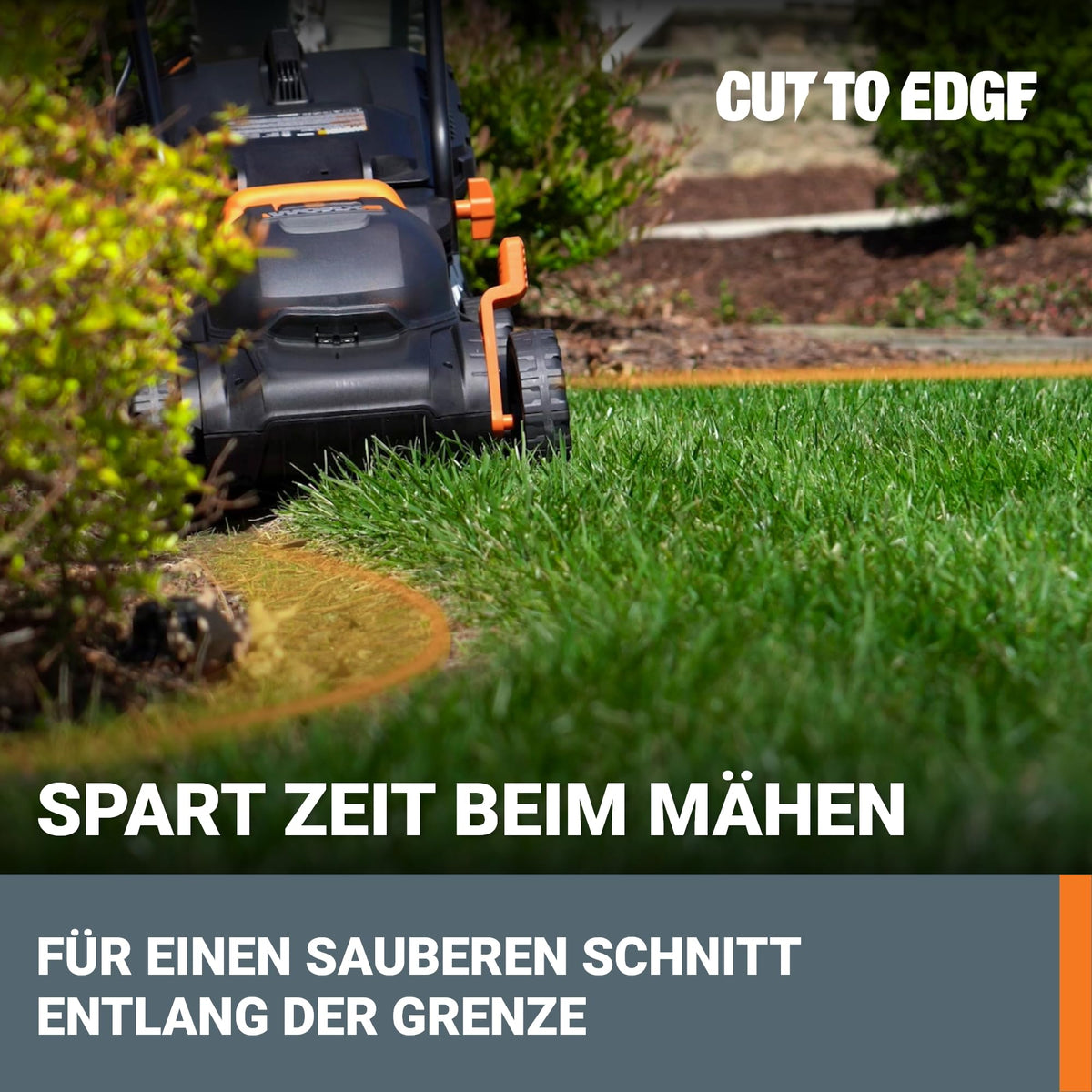 WORX WG779E.1 Akku-Rasenmäher 40V, 34 cm, für Rasenflächen bis 460m²