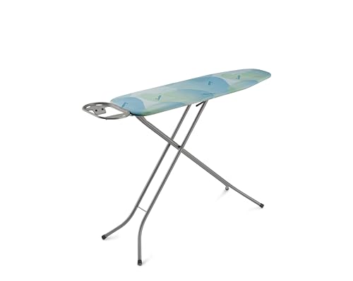 Vileda 168583 Smart-Bügelbrett, 114 cm lang x 34 cm breit x 75-91 cm hoch, blau