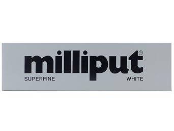 Milliput MPP-3 Epoxy Putty, 113 g, Superfeines Weiß, 2 Stück