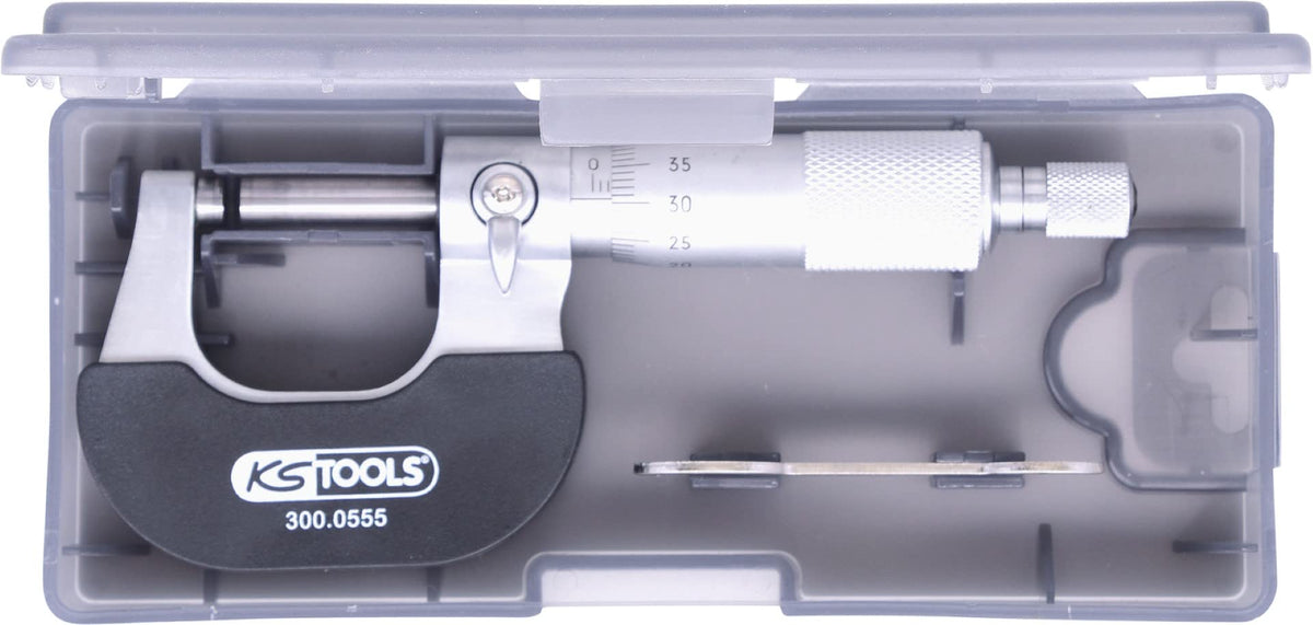 KS Tools 300.0555 Bügelmessschraube, 0-25mm