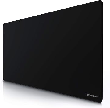 Titanwolf- Übergröße Mauspad Gaming Titanwolf 1200x600mm XXXL Mousepad groß mit Motiv Tischunterlage Large Size - verbessert Präzision und Geschwindigkeit XXL z.B. für Logitech Maus und Tastatur