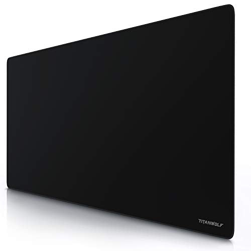 Titanwolf- Übergröße Mauspad Gaming Titanwolf 1200x600mm XXXL Mousepad groß mit Motiv Tischunterlage Large Size - verbessert Präzision und Geschwindigkeit XXL z.B. für Logitech Maus und Tastatur