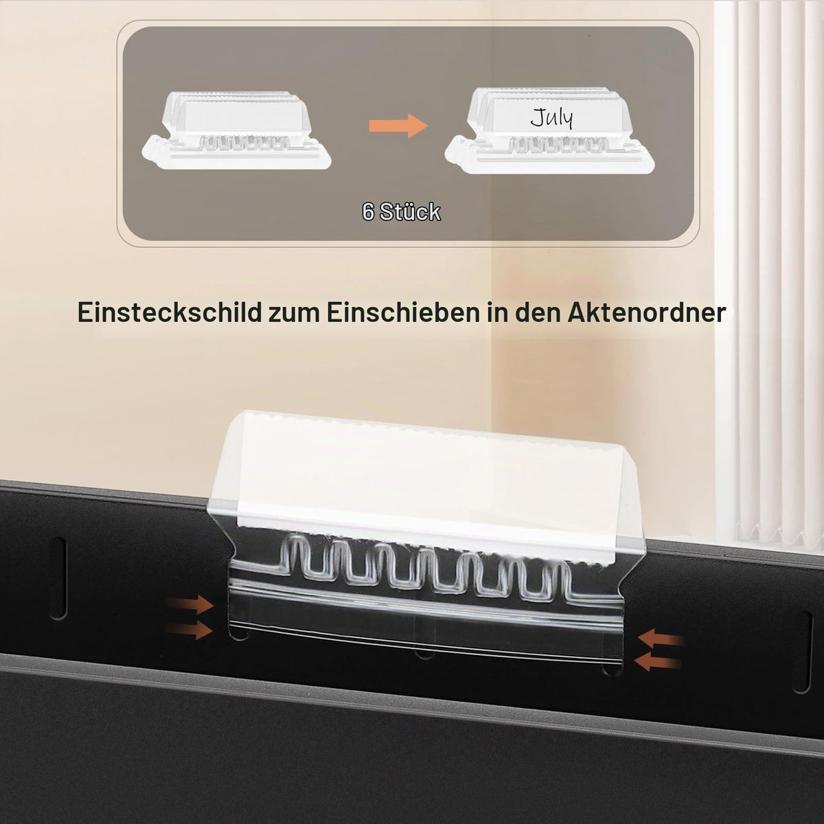 Uquelic A4 Hängeregister Mappen, 6 Stück (10 cm Erweiterung), große Kapazität Hängemappen mit bunten PP-Trennblättern und Reitern, Hängeordner für Schule, Zuhause, Büro, Organisation, Schwarz