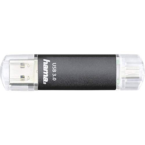 Hama 64GB USB-Speicherstick mit USB 3.2 & microUSB, Handy-Stick, 40MB/s