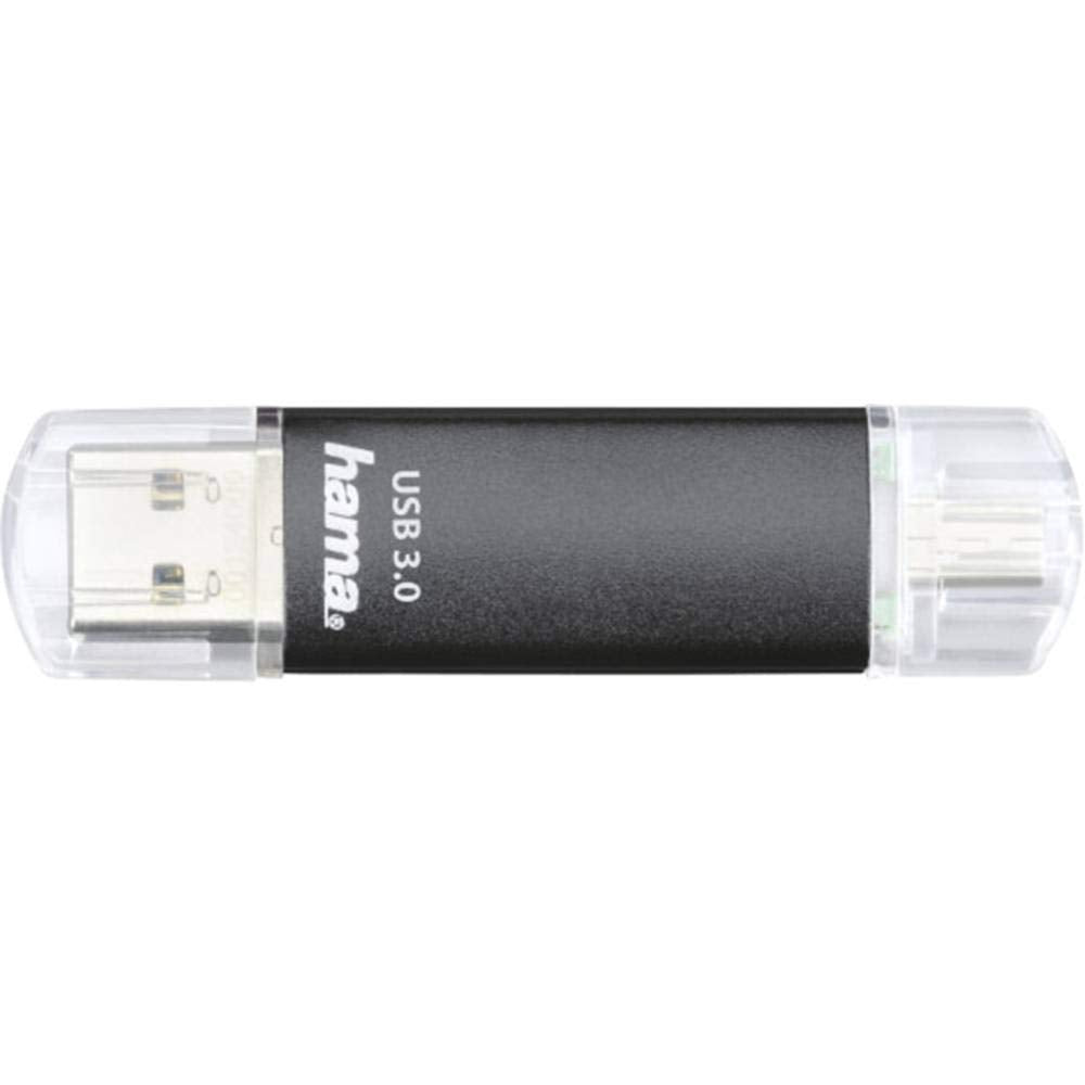 Hama 64GB USB-Speicherstick mit USB 3.2 & microUSB, Handy-Stick, 40MB/s
