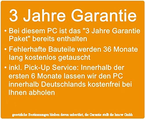 shinobee Intel Core i7 4790S Multimedia PC - Schneller Computer für Büro & Home Office - Rechner mit 4.0 GHZ - 32GB RAM - 1000GB SSD - DVD - USB3.0 - WLAN - Windows 11 Pro - MS Office - #6956