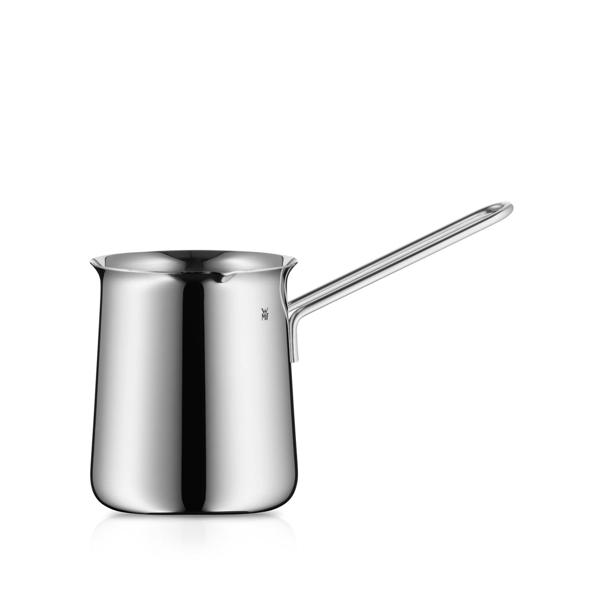 WMF Gourmet Mokkakännchen 340 ml, Mokkakanne für 6 Tassen geeignet, aus poliertem Cromargan Edelstahl, spülmaschinenfest, nicht induktionsgeeignet, Silberfarben