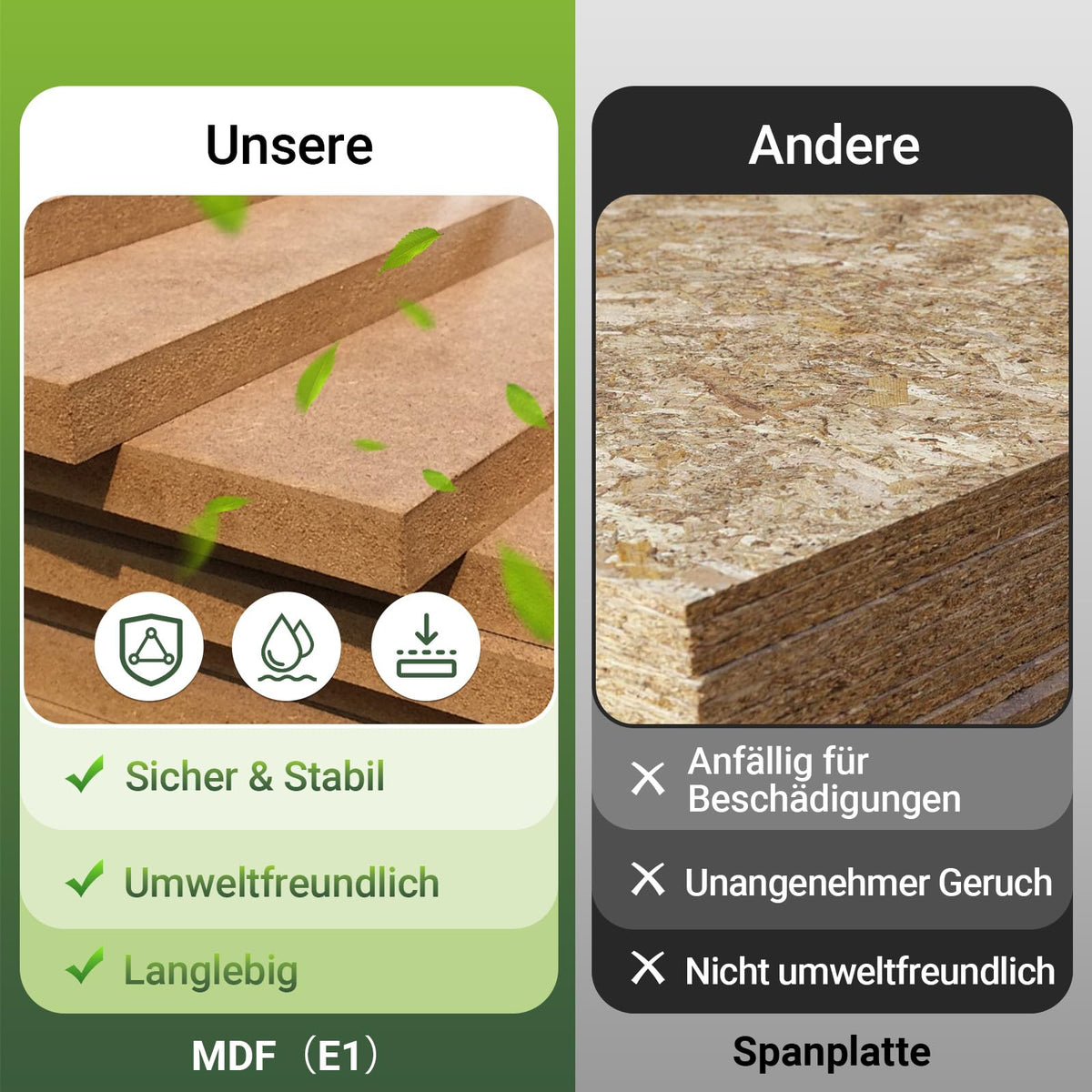 SoBuy Schuhschrank schmal mit 4 Klappen 100x91x19cm für Flur