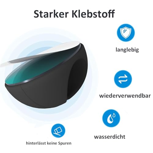 Kabelhalter Kabelclips, 12 Stück Kabel Organizer - Kabelklemmen Selbstklebend Kabel-Clips, Kabel-Organizer Kabelorganizer für Schreibtisch, Kabelmanagement für Netzkabel (Weiß)