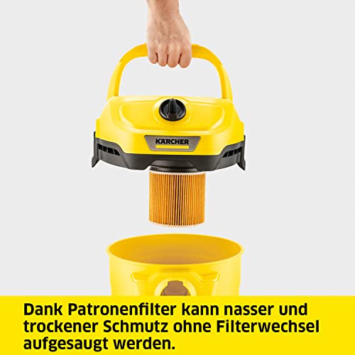 KÄRCHER Nass-/Trockensauger WD 2 Plus V-12/4/18/C, Kunststoffbehälter: 12 l