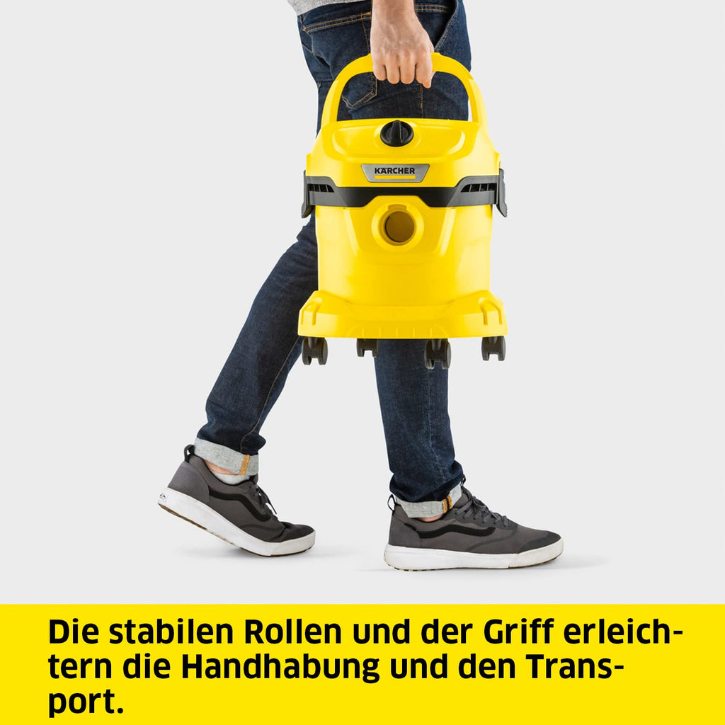 KÄRCHER Nass-/Trockensauger WD 2 Plus V-12/4/18/C, Kunststoffbehälter: 12 l