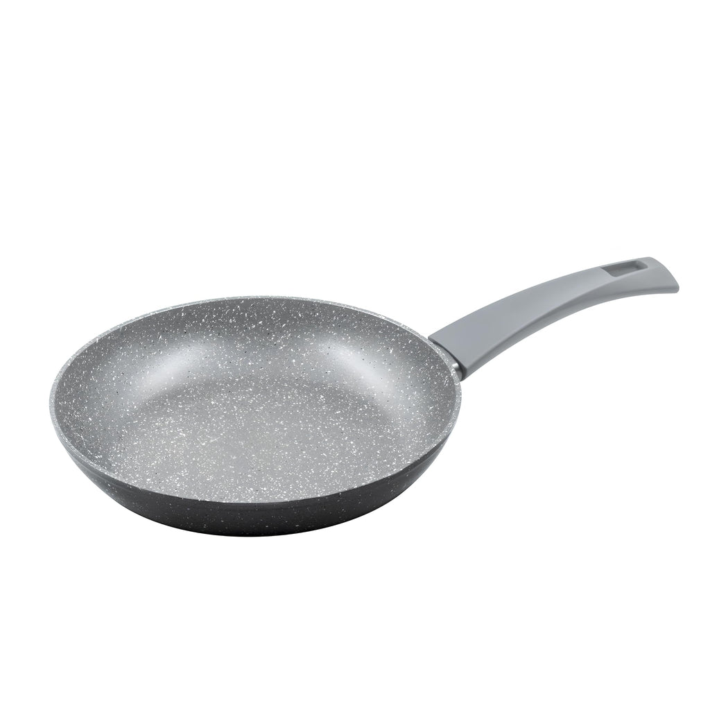 Zanetti Durapietra Antihaft-Pfanne, geeignet für alle Herdarten einschließlich Induktion, formstabiler Boden, dicke Beschichtung, Soft-Touch-Griff, Durchmesser 18 cm
