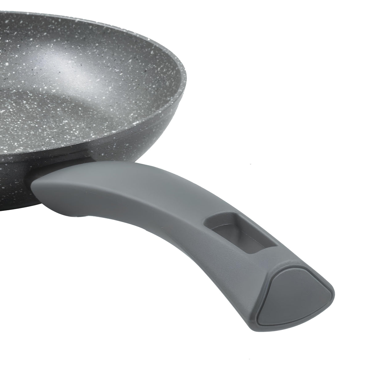 Zanetti Durapietra Antihaft-Pfanne, geeignet für alle Herdarten einschließlich Induktion, formstabiler Boden, dicke Beschichtung, Soft-Touch-Griff, Durchmesser 18 cm