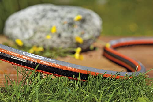 Gardena Comfort FLEX Schlauch 19 mm (3/4 Zoll), 25 m: Formstabiler, flexibler Gartenschlauch mit Power-Grip-Profil, aus hochwertigem Spiralgewebe, 25 bar Berstdruck, ohne Systemteile (18053-20)