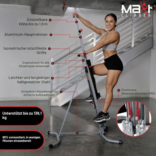 Maxi Climber New Image Vertikales Kletter-Cardio-Übungsgerät