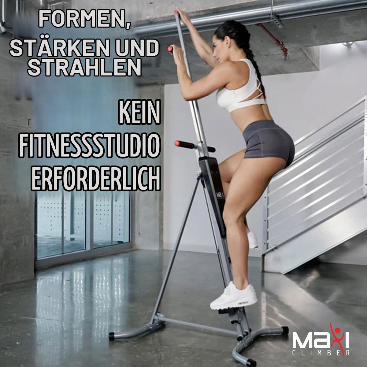Maxi Climber New Image Vertikales Kletter-Cardio-Übungsgerät
