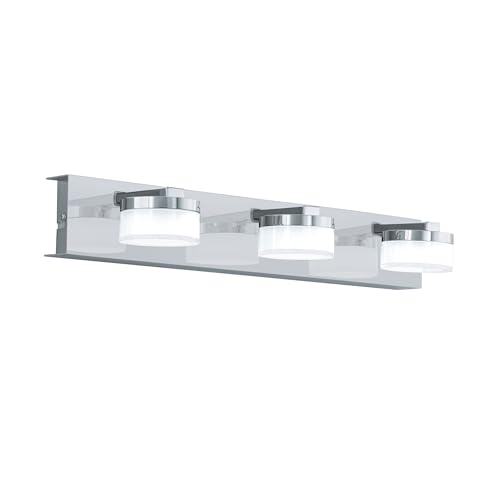 EGLO LED Wandlampe Romendo 1, 3 flammige Wandleuchte Bad dimmbar