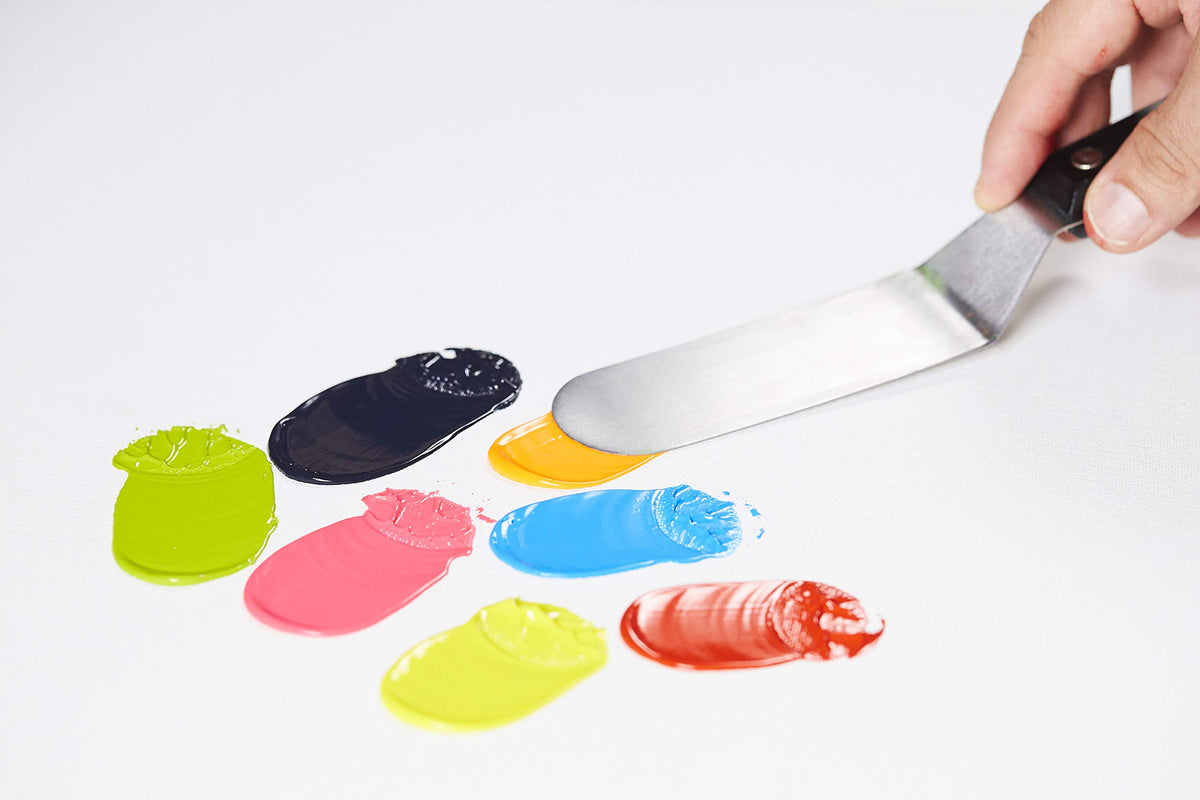 Liquitex 119907 Professional Malmesser mit einer gebürsteten rostfreien Metallklinge für Acrylfarben oder Ölfarben - Malmesser Nr.07