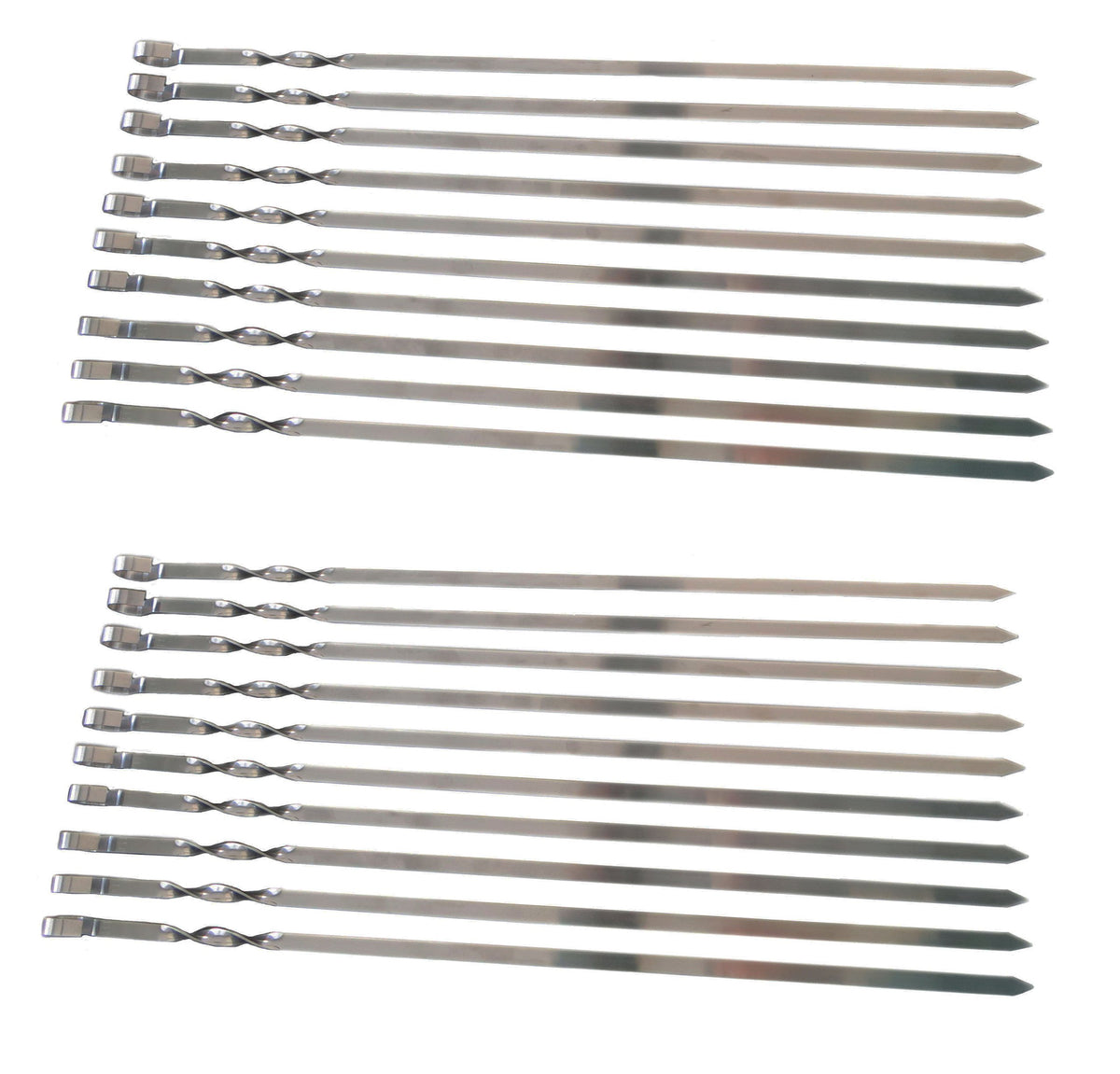 20 Schaschlikspiesse Edelstahl (60cm)
