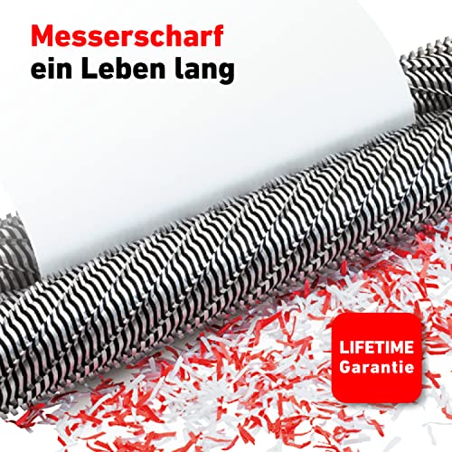 Aktenvernichter IDEAL 2265, Partikelschnitt 2x15mm, bis 4 Blatt, P-5 DSGVO
