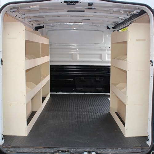 Vanify - Kompatibel mit Renault TRAFIC L2 2015+ Fahrzeugeinrichtung Fahrzeugregale, dreifache Regaleinheit