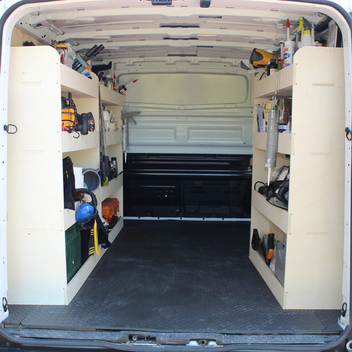 Vanify - Kompatibel mit Renault TRAFIC L2 2015+ Fahrzeugeinrichtung Fahrzeugregale, dreifache Regaleinheit