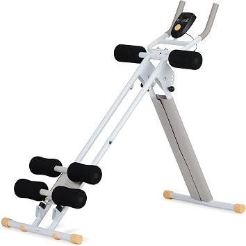 SportPlus Bauchtrainer für zuhause klappbar - Bauchmuskeltrainer, Bauchroller mit 3 oder 4 Trainingswinkeln - Bauch Trainingsgerät bis 100kg