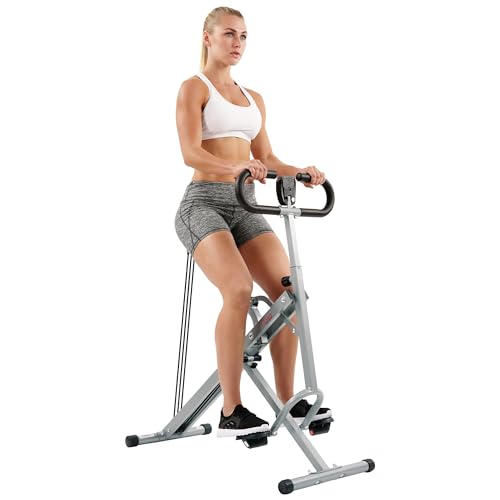 Sunny Health & Fitness Smart Row-N-Ride Kniebeugen- & Rudertrainer klappbar