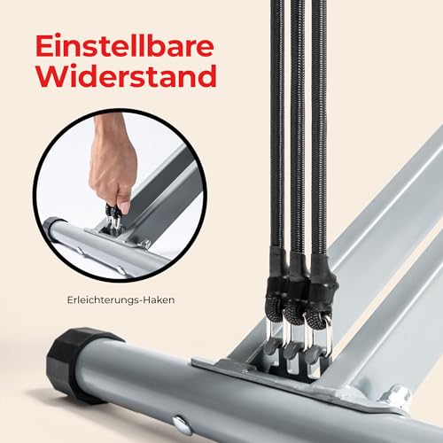 Sunny Health & Fitness Smart Row-N-Ride Kniebeugen- & Rudertrainer klappbar