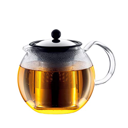 Bodum 1801-16 Assam Teebereiter mit Edelstahlfilter, 1.0 l