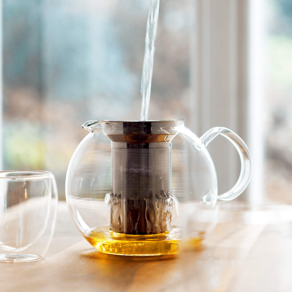 Bodum 1801-16 Assam Teebereiter mit Edelstahlfilter, 1.0 l