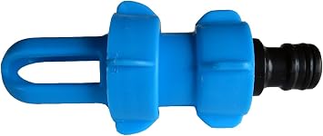 Wasserbett Füll- und Entleerungsadapter Blue Magic mit Gardena-kompatiblem Schlauchanschluss