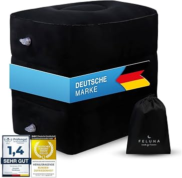 FELUNA® Fußstütze Flugzeug 42x38x45cm Reisebett Sitzverlängerung Kinder