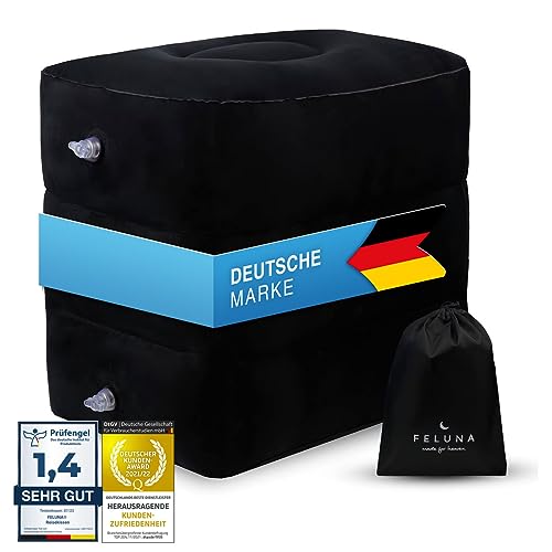 FELUNA® Fußstütze Flugzeug 42x38x45cm Reisebett Sitzverlängerung Kinder