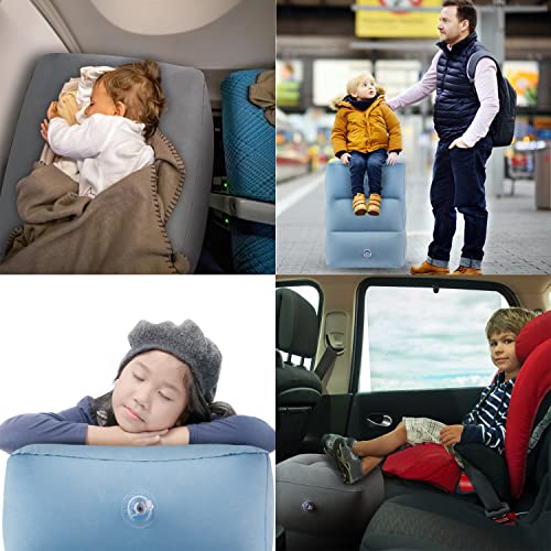 FELUNA® Fußstütze Flugzeug 42x38x45cm Reisebett Sitzverlängerung Kinder