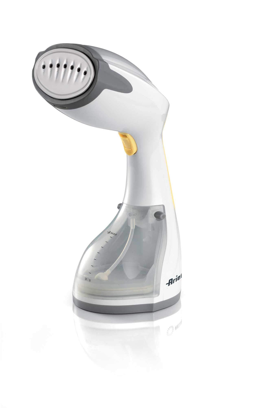 Ariete 4167 Vertikalmangel, 1200 W, Edelstahlplatte, Dampf 20 g/min, Fassungsvermögen 260 ml, Weiß