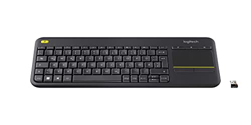 Logitech K400 Plus Kabellose Touch-TV-Tastatur mit integriertem -DEU QWERTZ