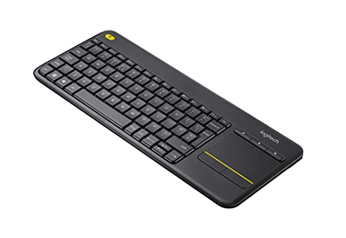 Logitech K400 Plus Kabellose Touch-TV-Tastatur mit integriertem -DEU QWERTZ