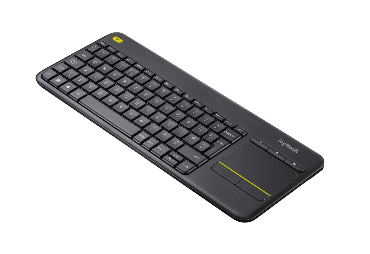 Logitech K400 Plus Kabellose Touch-TV-Tastatur mit integriertem -DEU QWERTZ