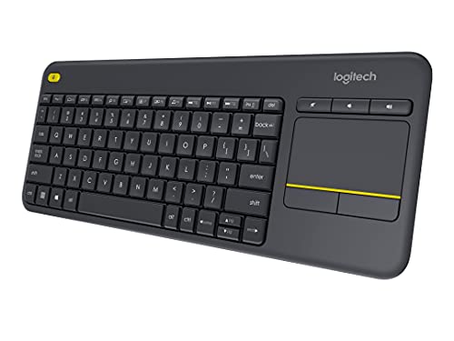 Logitech K400 Plus Kabellose Touch-TV-Tastatur mit integriertem -DEU QWERTZ