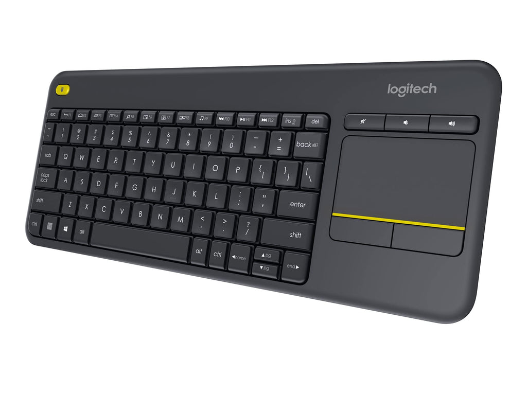 Logitech K400 Plus Kabellose Touch-TV-Tastatur mit integriertem -DEU QWERTZ