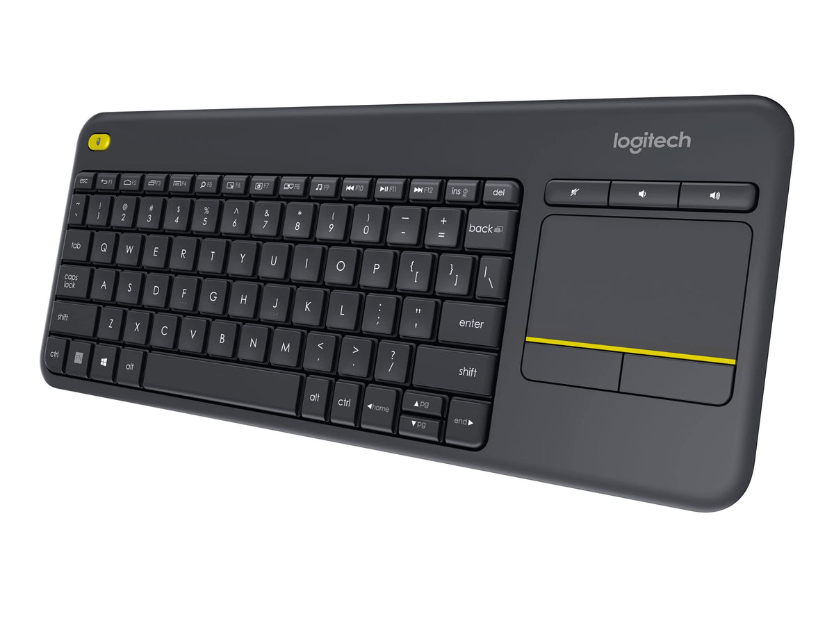 Logitech K400 Plus Kabellose Touch-TV-Tastatur mit integriertem -DEU QWERTZ