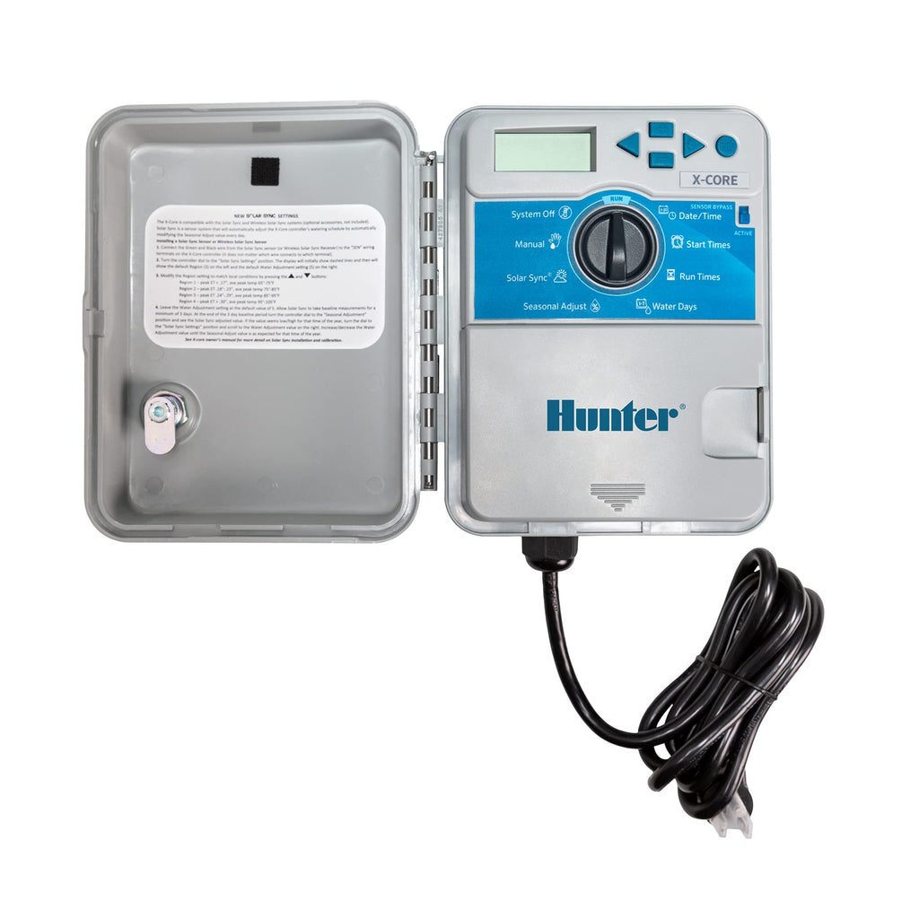 Hunter Beregnungscomputer, X-Core 401 4 Stationen (outdoor), Silberfarben